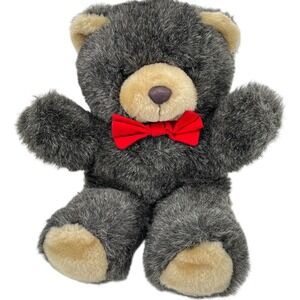 Vintage 1990s Circus Circus Las Vegas Teddy Bear Plush with Felt Bow Tie 14 Inch